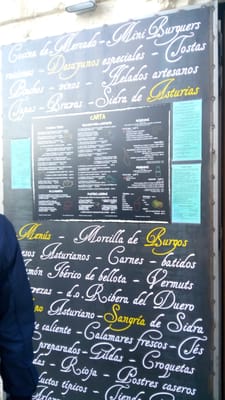 Menu photo 3 El Trassiego Burgos, BU