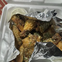 Garlic Parmesan Chicken Wings Garlic Parmesan Chicken Wings