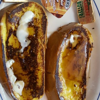 Blue Colony Diner - Short stack of challah French toast. - Diners Near Me - Newtown, Connecticut Blue Colony Diner - Short stack of challah French toast. - Diners Near Me - Newtown, Connecticut