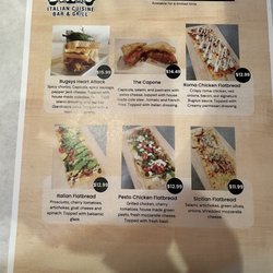 Bugsy's Italian Cuisine - Summer seasonal add on menu