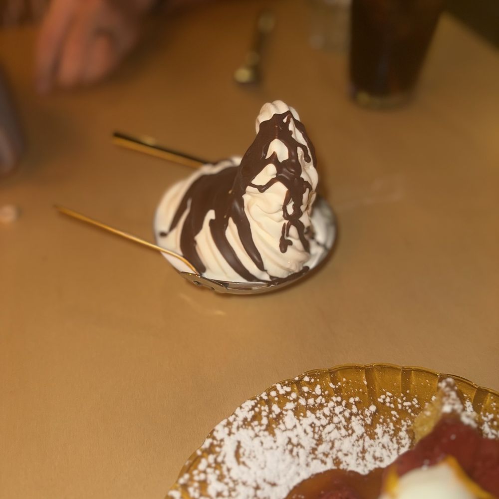 Big Cat - Vanilla soft serve with magic shell - Mediterranean Near Me - Raleigh, North Carolina Big Cat - Vanilla soft serve with magic shell - Mediterranean Near Me - Raleigh, North Carolina