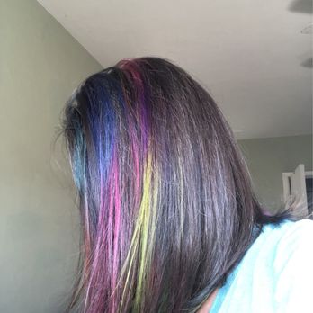 Dyeing To Get Scissored - Rainbow hair - Hair Stylists Near Me - El Cajon, California Dyeing To Get Scissored - Rainbow hair - Hair Stylists Near Me - El Cajon, California