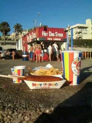 Hot Dog on a Stick by null