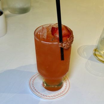Palm Palm - Fire and Fresa - mezcal, tequila, strawberry, roasted red pepper, lime, fire bitters - Bars Near Me - Pittsburgh, Pennsylvania