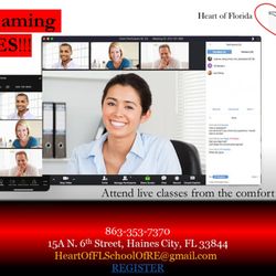 Heart of Florida School of Real Estate - Live Streaming Classes
