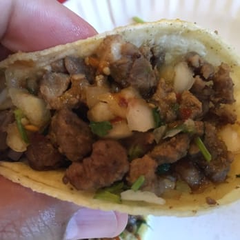 Taqueria De Anda - Carne Asada taco, about two bites :-D - Mexican Near Me - Fullerton, California Taqueria De Anda - Carne Asada taco, about two bites :-D - Mexican Near Me - Fullerton, California