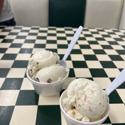 Toasted coconut & Rum raisin