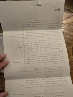 Menu photo 7 Allora Sacramento, CA
