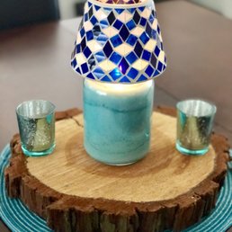 Candle with beautiful glass light shade - Shade 50% off Labor Day special. Large candles (4) for $44 Sale! (Only middle Candle from store) Candle with beautiful glass light shade - Shade 50% off Labor Day special. Large candles (4) for $44 Sale! (Only middle Candle from store)