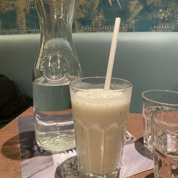 Saray Turkish Cuisine - Ayran - A traditional salty yogurt drink with mint - Turkish Near Me - Burnaby, British Columbia Saray Turkish Cuisine - Ayran - A traditional salty yogurt drink with mint - Turkish Near Me - Burnaby, British Columbia