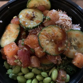 JJ'S Poke - Signature rainbow bowl - Hawaiian Near Me - Edina, Minnesota JJ'S Poke - Signature rainbow bowl - Hawaiian Near Me - Edina, Minnesota
