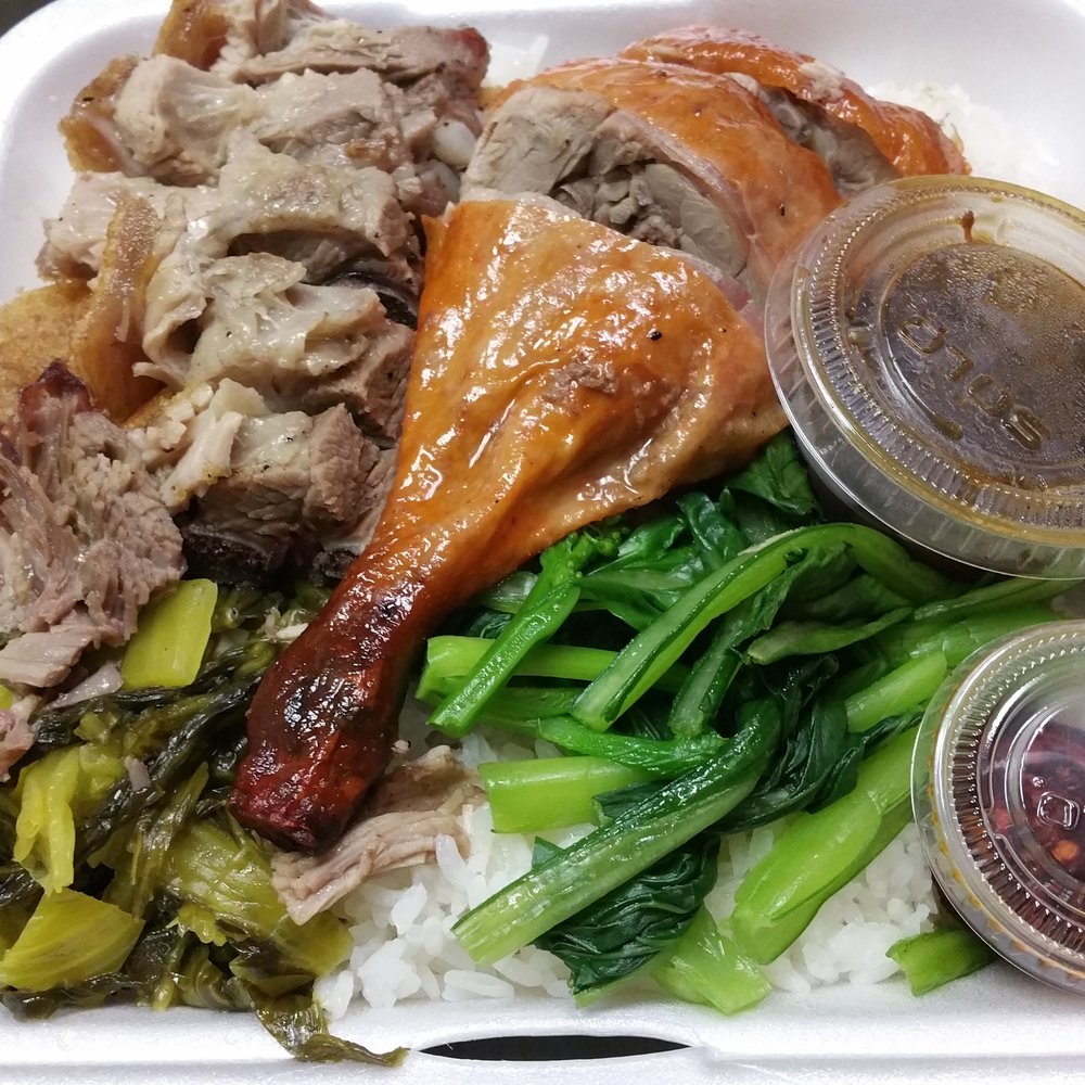 Big Wong BBQ - Roasted Duck & Roasted Pig rice plate. - Barbeque Near Me - Norcross, Georgia