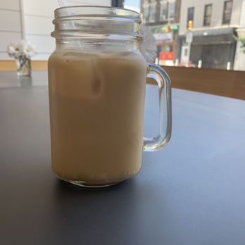 Cocoa Bakery - The bakery only offers one size of iced coffee but it's strong and delicious. Served with almond milk. - Bakeries Near Me - Jersey City, New Jersey Cocoa Bakery - The bakery only offers one size of iced coffee but it's strong and delicious. Served with almond milk. - Bakeries Near Me - Jersey City, New Jersey