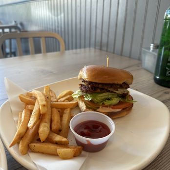 Gorgansons - Regular burger & fries - Vegan Near Me - Pomona, California Gorgansons - Regular burger & fries - Vegan Near Me - Pomona, California