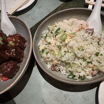 Mr Wong - Sweet & Sour Crispy Pork Hock and Mr. Wong Special Fried Rice with Pork and Prawn - Cantonese Near Me - Sydney, NSW Mr Wong - Sweet & Sour Crispy Pork Hock and Mr. Wong Special Fried Rice with Pork and Prawn - Cantonese Near Me - Sydney, NSW