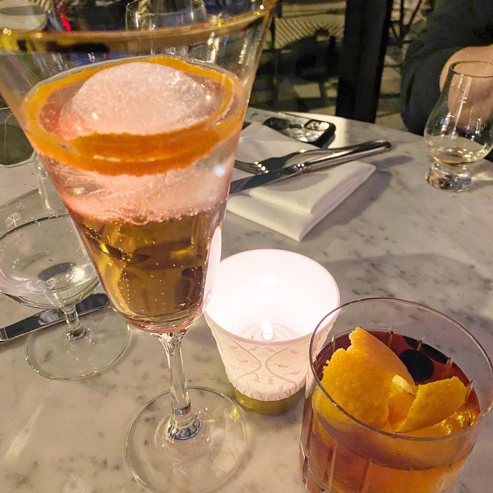 The Pembroke - The Chandon Gardon Spritz (a cherry blossom festival special) and Old Fashioned - New American Near Me - Washington, DC, District of Columbia The Pembroke - The Chandon Gardon Spritz (a cherry blossom festival special) and Old Fashioned - New American Near Me - Washington, DC, District of Columbia