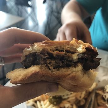 District Donuts Sliders Brew - Cheeseburger slider - Donuts Near Me - Jefferson, Louisiana