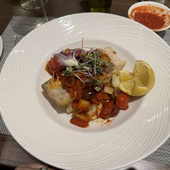 Cafe Aura - grilled sea bass - Italian Near Me - Manchester, Connecticut
