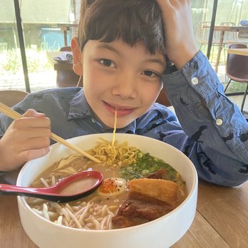 The Clever Koi - Pork Ramen. The ramen is so good that my 7 year old says it was heavenly! He ate the entire bowl! - Asian Fusion Near Me - Phoenix, Arizona The Clever Koi - Pork Ramen. The ramen is so good that my 7 year old says it was heavenly! He ate the entire bowl! - Asian Fusion Near Me - Phoenix, Arizona