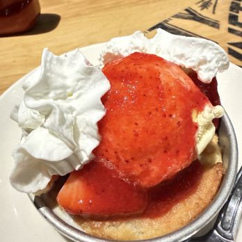 BJ's Restaurant & Brewhouse - Strawberry shortcake pizookie - New American Near Me - San Antonio, Texas BJ's Restaurant & Brewhouse - Strawberry shortcake pizookie - New American Near Me - San Antonio, Texas