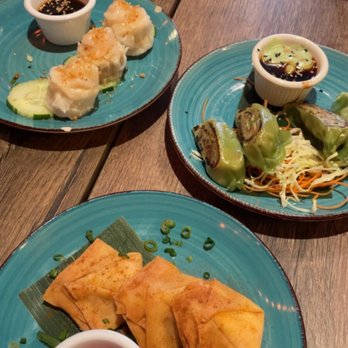 BITES Asian Kitchen + Bar - Spicy Crab Rangoon, Jumbo Shrimp Shumai, and edamame gyoza - Japanese Near Me - Chicago, Illinois BITES Asian Kitchen + Bar - Spicy Crab Rangoon, Jumbo Shrimp Shumai, and edamame gyoza - Japanese Near Me - Chicago, Illinois