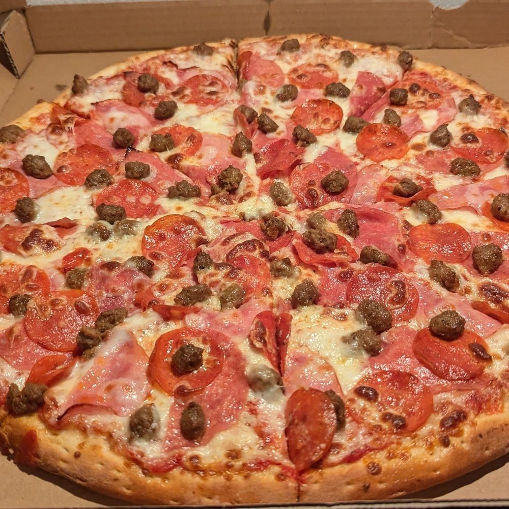 Mazza Pizza n Grill - All meat large - Pizza Near Me - San Jose, California Mazza Pizza n Grill - All meat large - Pizza Near Me - San Jose, California