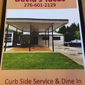 David's Taco Truck - Menu cover. Looks like an old Sonic! - Mexican Near Me - Galax, Virginia