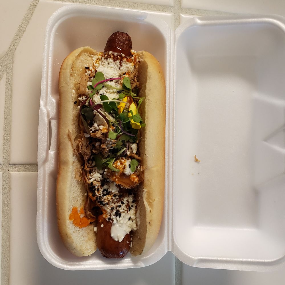 Ash and Oil - Loaded Hot Dog $13 - Food Trucks Near Me - Sacramento, California