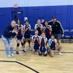 Velocity All Sport Athletics - XP Volleyball coaches with Noonan Academy Team