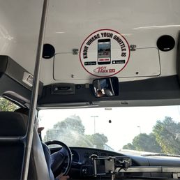 Shuttle Bus inside Shuttle Bus inside