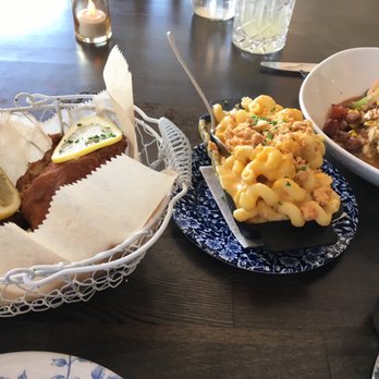 Root & Bone Indianapolis - shrimp and grits and half chicken with mac&cheese - American Near Me - Indianapolis, Indiana