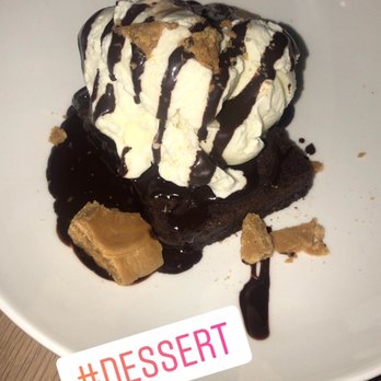 The Warbler - Brownie with banana ice cream on top. - Pasta Shops Near Me - Chicago, Illinois