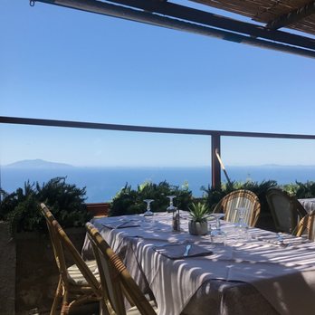 Da Gelsomina - the view from outdoor seating - Napoletana Near Me - Anacapri, NA