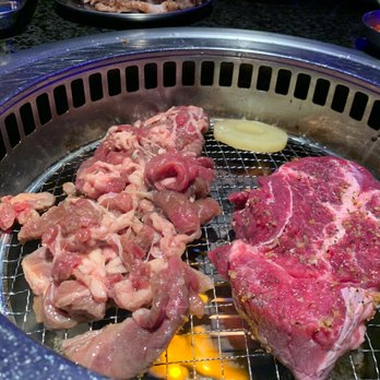 Iron Age Glenview - Hawaiian bulgogi and seasoned steak - Barbeque Near Me - Glenview, Illinois Iron Age Glenview - Hawaiian bulgogi and seasoned steak - Barbeque Near Me - Glenview, Illinois