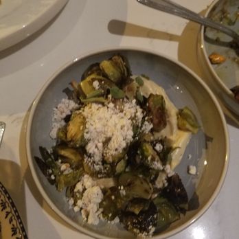 Le Sud Mediterranean Kitchen - Roasted Brussels sprouts - so delicious. - Mediterranean Near Me - Chicago, Illinois