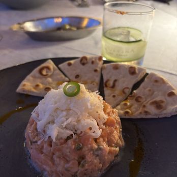 Quivira Steakhouse - Salmon Tartare with White Truffle Butter - Steakhouses Near Me - Cabo San Lucas, BCS Quivira Steakhouse - Salmon Tartare with White Truffle Butter - Steakhouses Near Me - Cabo San Lucas, BCS