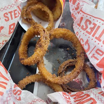 Dairy Queen - Over cooked onion rings - Ice Cream & Frozen Yogurt Near Me - Gatesville, Texas