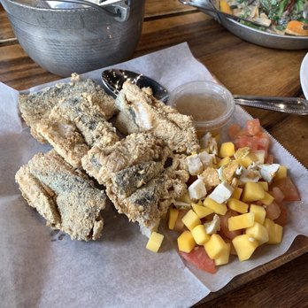 Isla Restaurant - Pritong bangus (dried boneless milkfish) with side of salted egg, mangoes and tomatoes - Filipino Near Me - San Bruno, California Isla Restaurant - Pritong bangus (dried boneless milkfish) with side of salted egg, mangoes and tomatoes - Filipino Near Me - San Bruno, California
