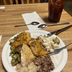 Ole Sawmill Cafe - My meal from the buffet was hearty and tasty.