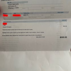 Foxboro Apartments - They charged us $300 after moving out because they painted one wall in the bathroom and patched up two small areas on the wall with paint.