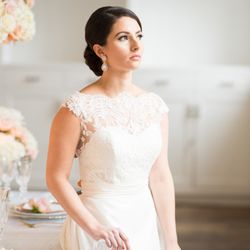 Klassy Kreations - wedding florist Baltimore; low wedding centerpieces
