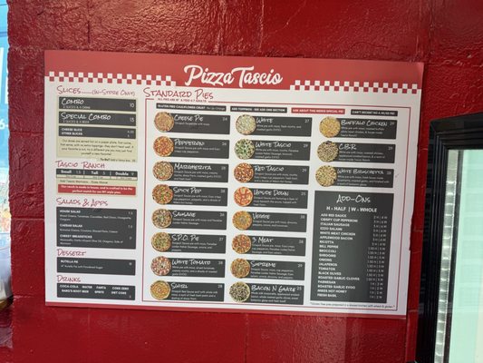 Menu photo 1 Pizza Tascio NKC North Kansas City, MO