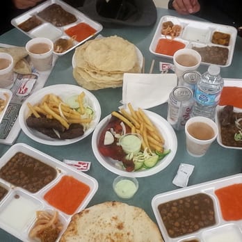 Tabaq Restaurant - Back with more people: Table for 6 - 6 nashta trays, 2 kebabs and 1 quarter chicken - Pakistani Near Me - Mississauga, Ontario Tabaq Restaurant - Back with more people: Table for 6 - 6 nashta trays, 2 kebabs and 1 quarter chicken - Pakistani Near Me - Mississauga, Ontario