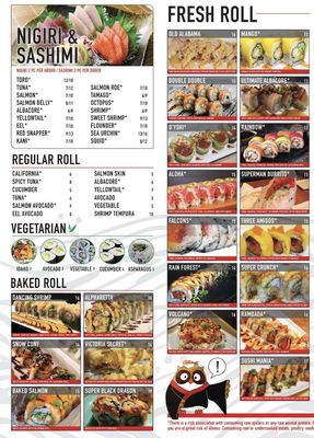Menu photo 3 Sushi Mania Alpharetta, GA Menu photo 3 Sushi Mania Alpharetta, GA