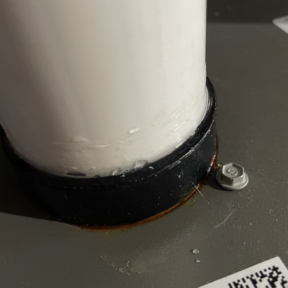 Classic Aire Care - Rust on 3 month old furnace from leaking pipe - Heating & Air Conditioning/HVAC Near Me - St. Louis, Missouri Classic Aire Care - Rust on 3 month old furnace from leaking pipe - Heating & Air Conditioning/HVAC Near Me - St. Louis, Missouri