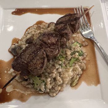 Fox Hill Restaurant & Gardens - Beef with mushroom risotto - American Near Me - Wichita Falls, Texas