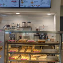 Dunkin' - Empty donut case in a donut store!