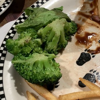 Black Bear Diner - Another moldy broccoli on my brothers plate - Diners Near Me - El Cajon, California