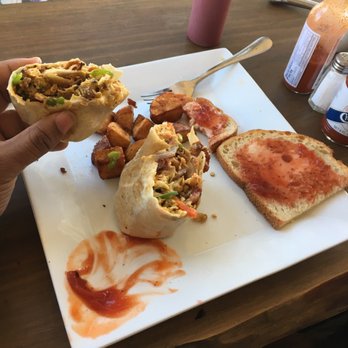 The Press - Customize king devouring his creation - Breakfast & Brunch Near Me - El Granada, California The Press - Customize king devouring his creation - Breakfast & Brunch Near Me - El Granada, California