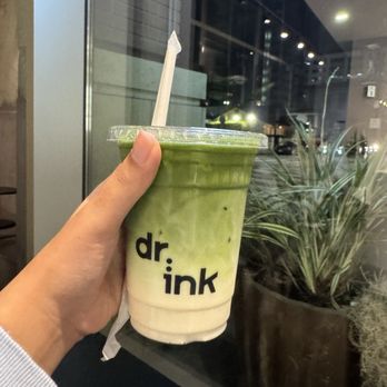 Dr.ink - Sweetened Matcha with Oatmilk - Coffee & Tea Near Me - San Jose, California Dr.ink - Sweetened Matcha with Oatmilk - Coffee & Tea Near Me - San Jose, California